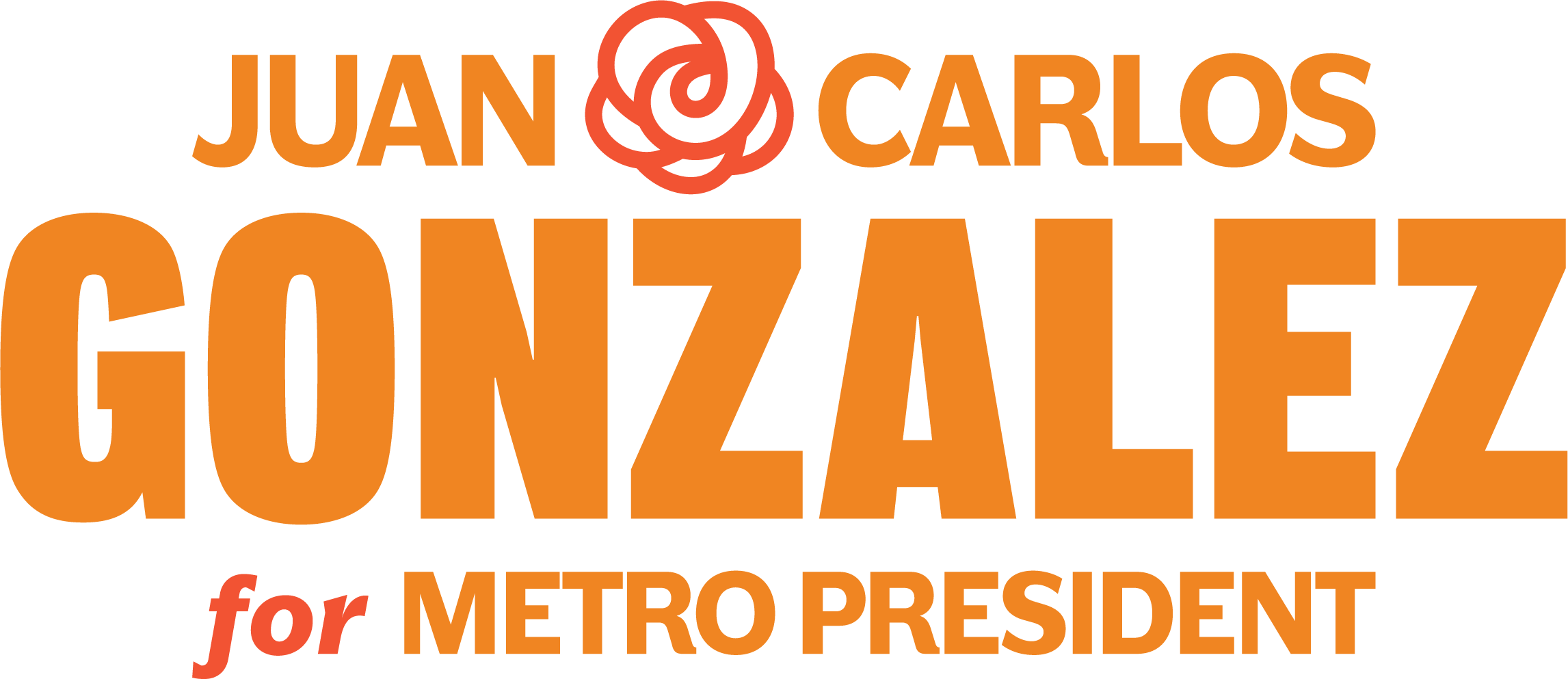 Juan Carlos Gonzalez for Metro President logo